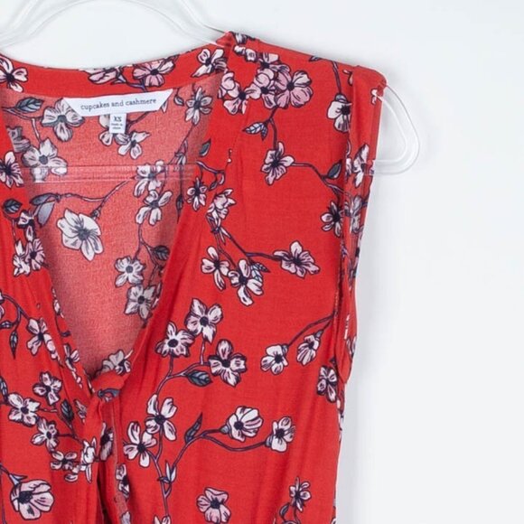 Cupcakes and Cashmere Fitz Floral Tie Romper XS - Picture 3 of 8
